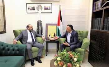 النائب العام المستشار أكرم الخطيب يلتقي نقيب الصحفيين الفلسطينيين