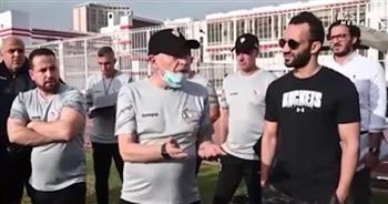 كواليس الاجتماع الأخير لفيريرا مع لاعبى الزمالك قبل مباراة الجيش
