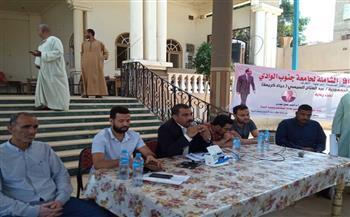قافلة طبية شاملة متعددة التخصصات من جامعة جنوب الوادى  لقرية العضايضة بابوتشت