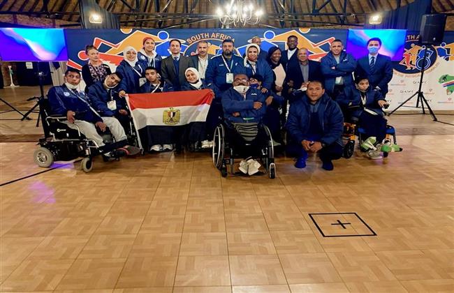 استقبال حافل لبعثة منتخب مصر للبوتشا في جنوب إفريقيا