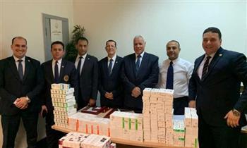 إحباط تهريب كمية من الأدوية البشرية فى مطار القاهرة