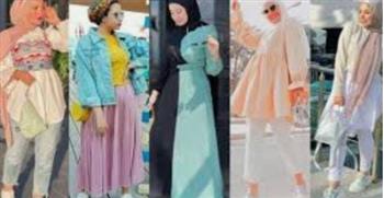   موضة ملابس العيد 2022 للمحجبات 