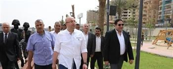 محافظ بني سويف يتفقد الكورنيش والممشى السياحي 