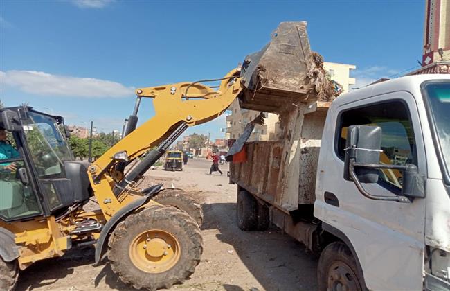 الجيزة تتابع أعمال التطوير وإزالة التعديات بطريق المنصورية ورفع المخلفات بكرداسة