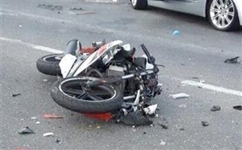 إصابة 3 في حادث انقلاب دراجة نارية بكفرالشيخ
