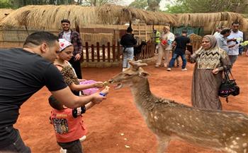   حديقة الحيوان: إقبال كبير من الشباب في أول أيام عيد الفطر