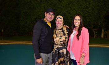   أول ظهور لزوجة الفنان ياسر جلال مع الإعلامية فاطمة مصطفى