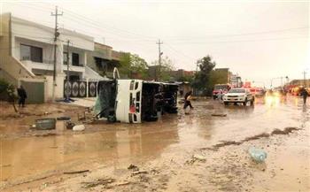  السيول تجتاح 7 قرى وتتسبب بأضرار مادية في كركوك شمال العراق
