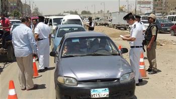 ضبط 168مخالفة مرورية في حملة بالغربية