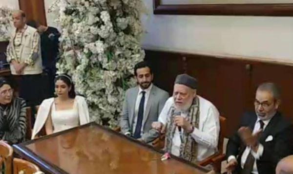 مدحت العدل يحتفل بعقد قران أبنته والدكتور علي جمعة يعقد القران
