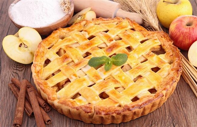 فطيرة التفاح بدون فرن
