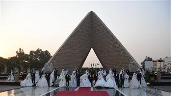   المنطقة المركزية العسكرية تنظم حفل زفاف جماعي لعدد 100 شاب وفتاة