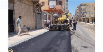 إنهاء 75%  من خطة رصف الطرق بنطاق حي عامرية أول بالإسكندرية 