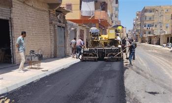 محافظ الإسكندرية: انتهاء 75% من خطة رصف الطرق بنطاق حي عامرية أول