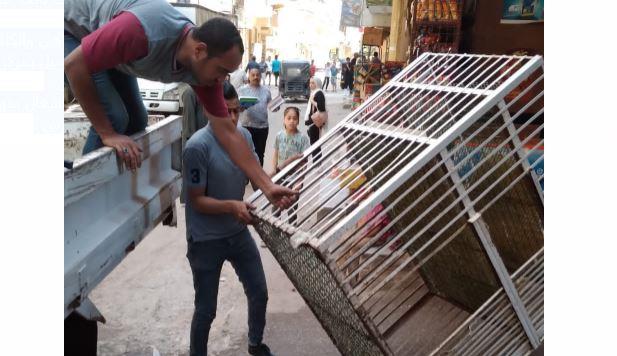 الجيزة تمشط الشوارع من الإشغالات