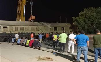  قناة السويس تنجح في نقل عربتي قطار تاريخي لمقتنيات المتحف بالإسماعيلية