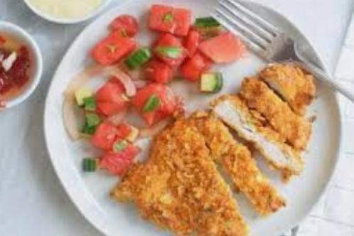 طريقة دجاج بانيه سهل وسريع