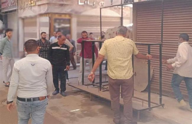 تحرير  محاضر إشغال ورفع ٤٨٥حالة طريق مخالف بالبحيرة