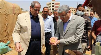   شون وصوامع المنيا تستقبل 357 ألف طن من محصول القمح