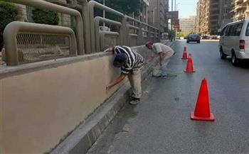 حقيقة انهيار أحد الكباري بالجيزة وإصابة مواطنين 
