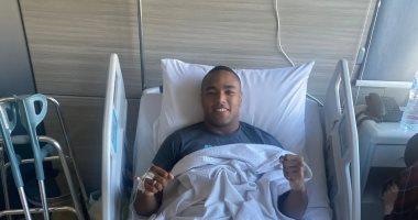 عبد الرحمن محمد  بطل الجودو  يجرى جراحة الرباط الصليبى