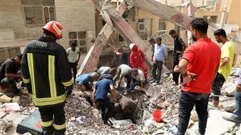 18 قتيلًا حصيلة انهيار مبنى فى إيران