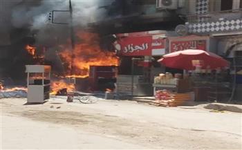   السيطرة على حريق داخل مطعم بمنطقة الهرم دون إصابات