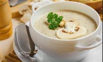 طريقة شوربة مشروم بالكريمة