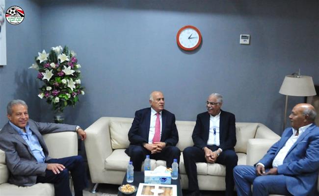 جمال علام يستقبل وزير الرياضة الفلسطيني لتعزيز التعاون المشترك 