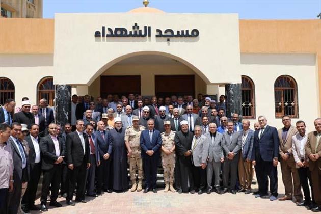 افتتاح مسجد الشهداء بجامعة الأزهر 