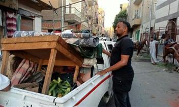 حملة لإزالة التعديات والإشغالات فى الأقصر