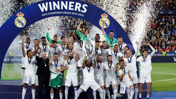 ريال مدريد يتوج بطلا لدوري أبطال أوروبا لعام 2022 علي حساب ليفربول