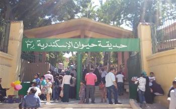   حديقة الحيوان بالإسكندرية تستقبل 11 ألف زائر في أول أيام العيد