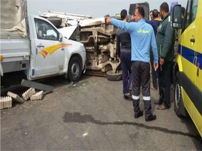 مصرع وإصابة 3 أشخاص فى حادث سير وسط سيناء