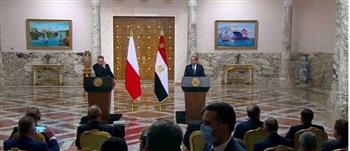   السيسي يعرب عن اهتمام مصر بتطوير التعاون مع بولندا في إطار "تجمع دول فيشجراد"