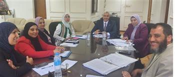اجتماع منسقي مشروع التنور المجتمعي بكليات جامعة الفيوم