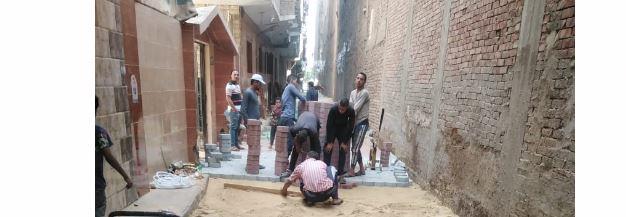 الجيزة: تطوير ورصف وتركيب أنترلوك  ٤٣٣ شارع بحى بولاق الدكرور