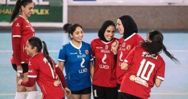«سيدات طائرة الأهلي» يتدربن صباحًا استعدادًا لنهائى بطولة إفريقيا