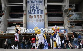 جماهير ريال مدريد تحتشد لمؤازرة فريقها أمام مانشستر سيتى 