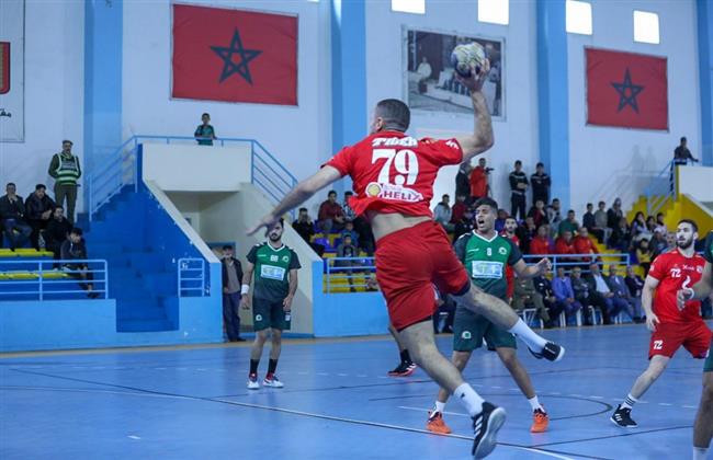رجال يد الأهلي يفوز على منتدى درب السلطان المغربي وديا