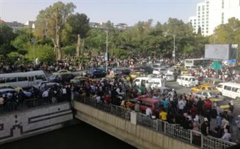 انهيار جسر الشريدة في ريف الرقة الشرقي بسوريا