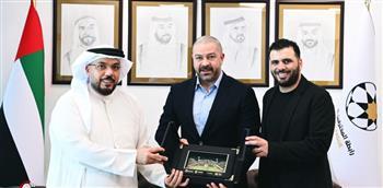 دياب ومتعب يلبيان دعوة رابطة الأندية الإماراتية لتعزيز التعاون بين الجانبين 