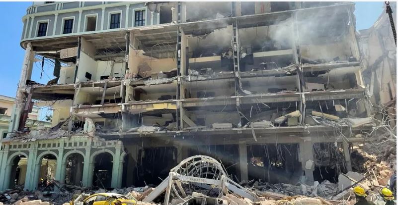 4 قتلى وإصابات جراء انفجار بفندق وسط هافانا بـ «كوبا»