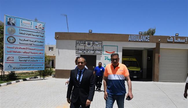 «أبو كريشة» يتفقد نقطة إسعاف المراشدة بمدينة الوقف شمال قنا