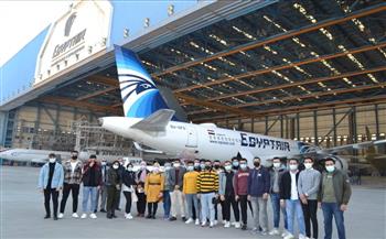  زيارة ميدانية لطلاب قسم الطيران بهندسة القاهرة لأكاديمية مصر للطيران للتدريب