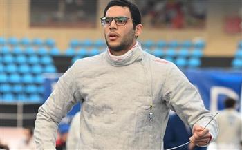 محمد عامر يتأهل لدور ربع النهائي بكأس العالم لسلاح السيف بأسبانيا 