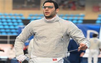 محمد عامر يحرز المركز السابع بكأس العالم لسلاح السيف بأسبانيا 