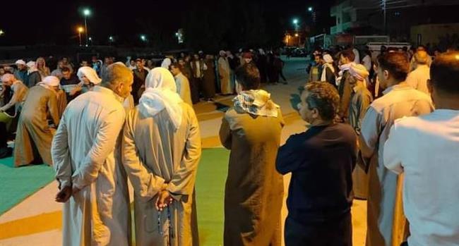 بالصور.. الحزن يخيم على أهالي قرية «سرابيوم» شهيد الإسماعيلية 