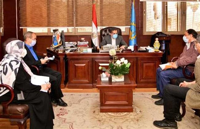 محافظ الغربية يناقش الخطة الاستثمارية للمحافظة 2022