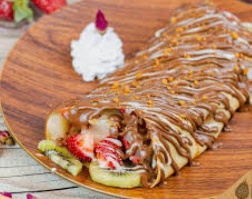 طريقة كريب رول بالشوكولاته